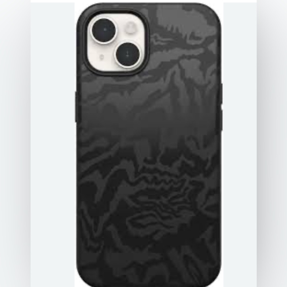 Otterbox iPhone 14 Plus black phone case MagSafe